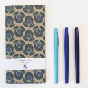 Carnets longs - Fleurs Art Déco