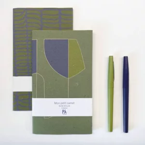 Carnets longs Set de 2 - Quadrillage Abstrait