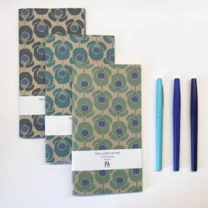 Carnets longs Set de 3 - Art Déco