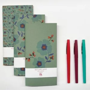 Carnets longs Set de 3 - Jardin Anglais