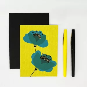 Cartes Livrets - Two Flowers
