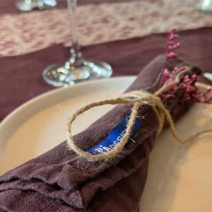 Serviettes de table unies