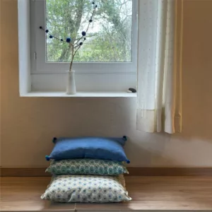 Coussins imprimés - Fleurs Art Déco